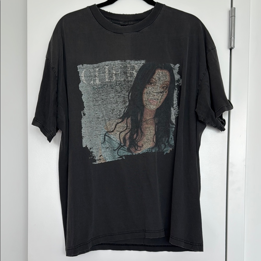 Cher Believe Tour Vintage Black T-Shirt